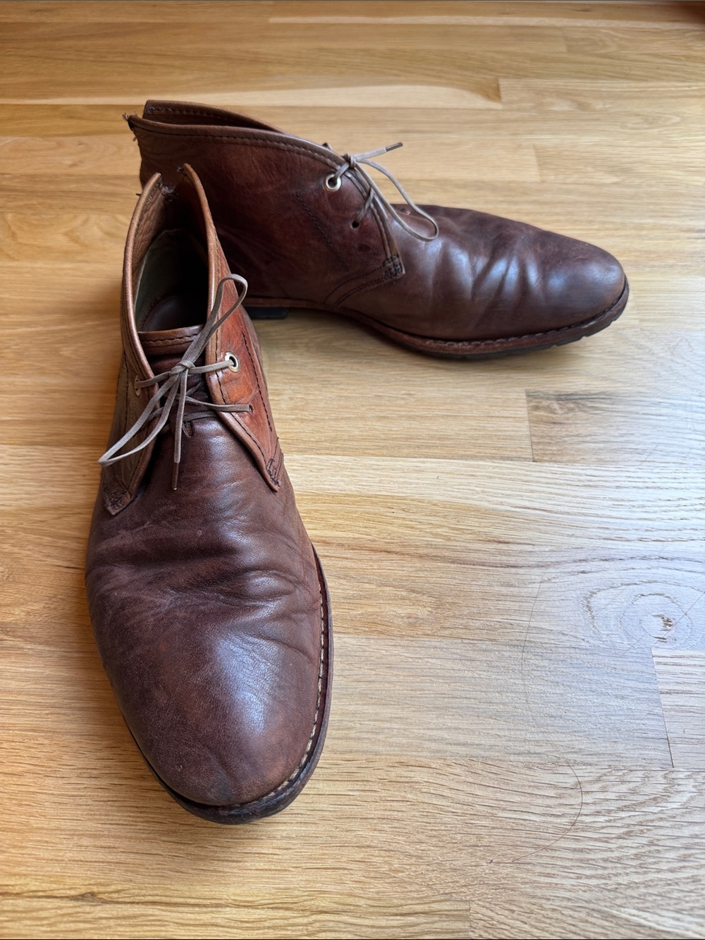 Timberland Boot Company Men's Brown Leather Wodehouse Chukka Ankle Boots